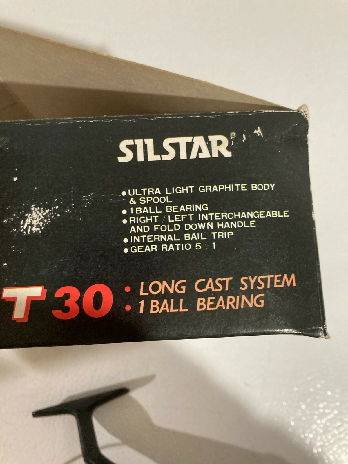 Vintage Silstar MT30 BB L/R Hand Spinning Fishing Reel 5:1 Korea NIB