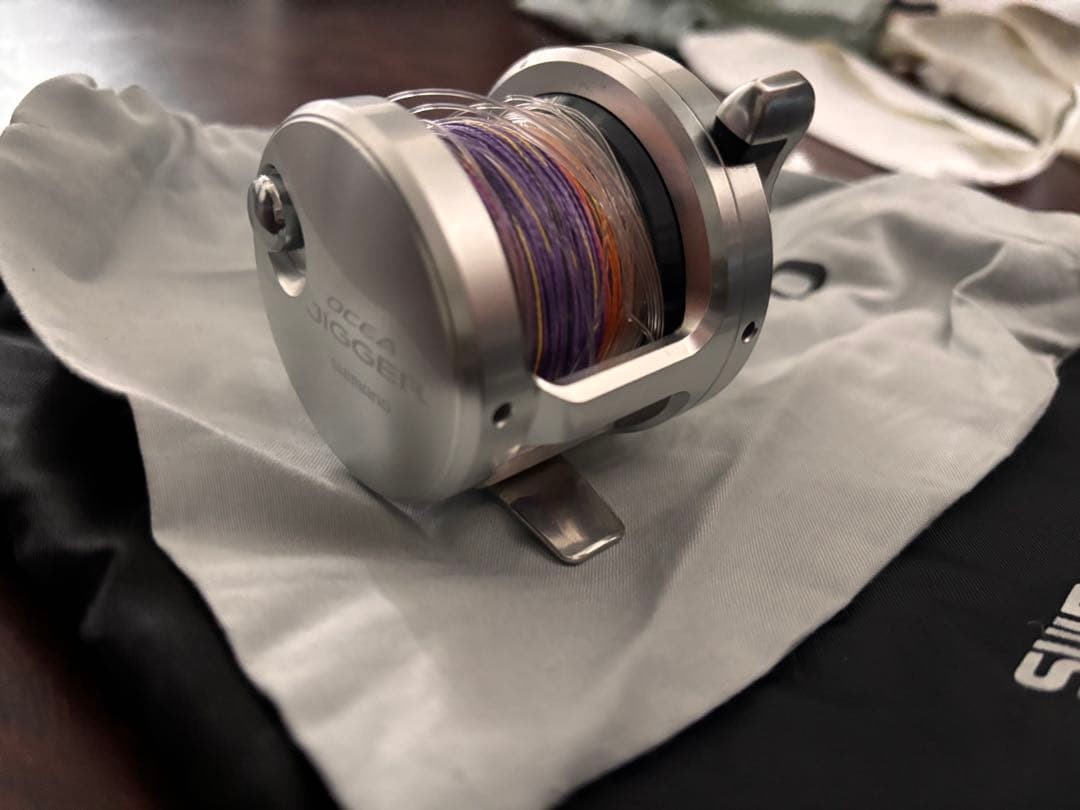 SHIMANO Ossia Jigger Spinning Reel Multi-Color Line Used with Bag