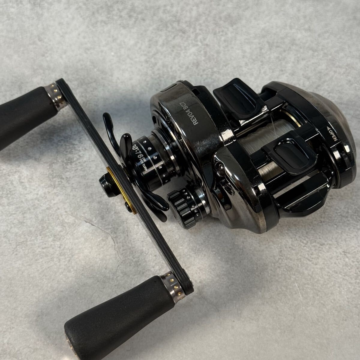 Abu Garcia Revo Big Shooter Compact Right Hand Custom DFL Handle From Japan Used