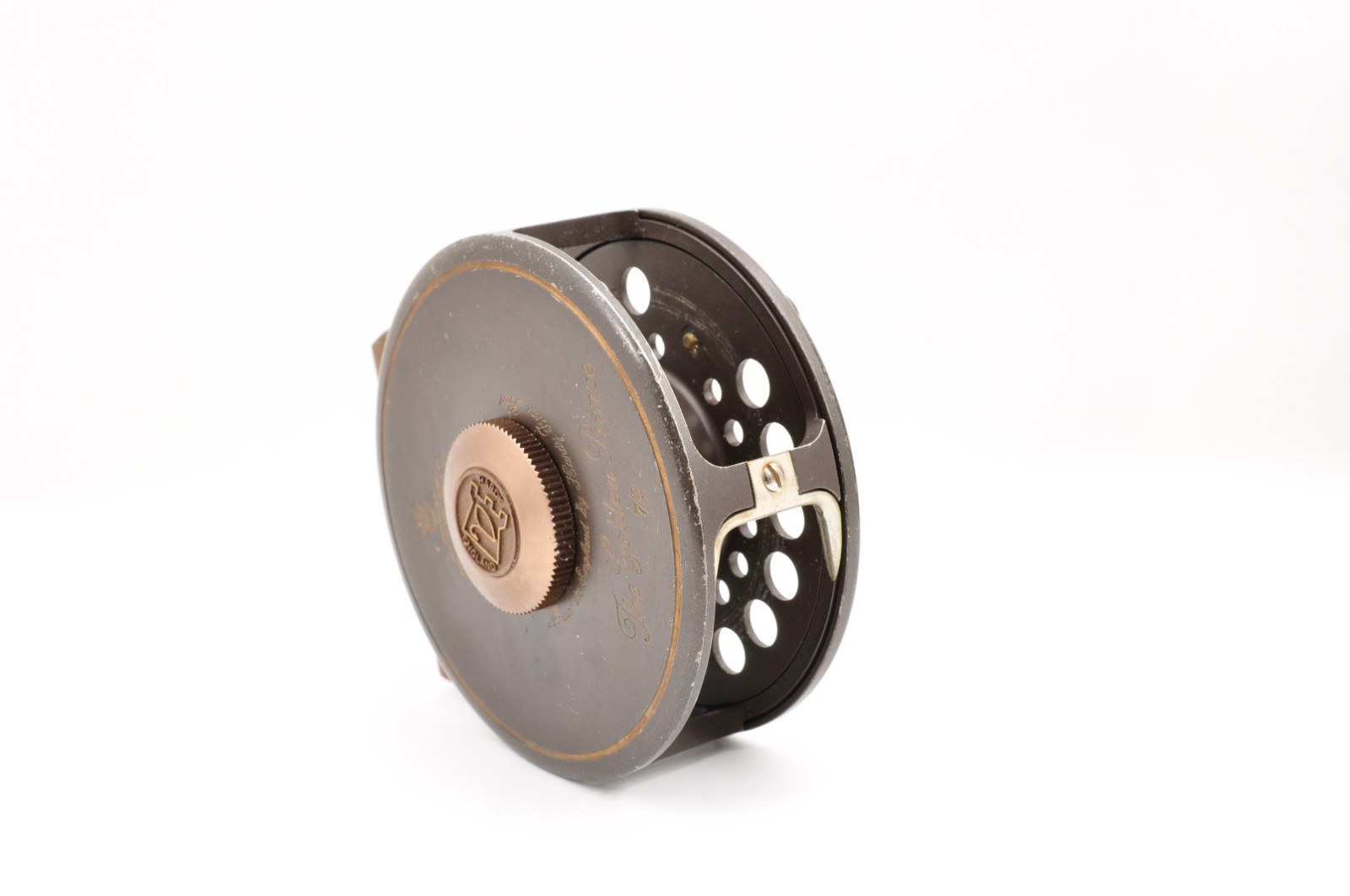 Hardy The Golden Prince 7/8 Brown 120g DT7F + 160yd Used Fly Reels Fishing Japan