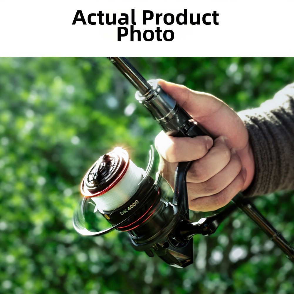 12KG Drag Fishing Reel with Customizable Grip Options Metal Rubber T Shape