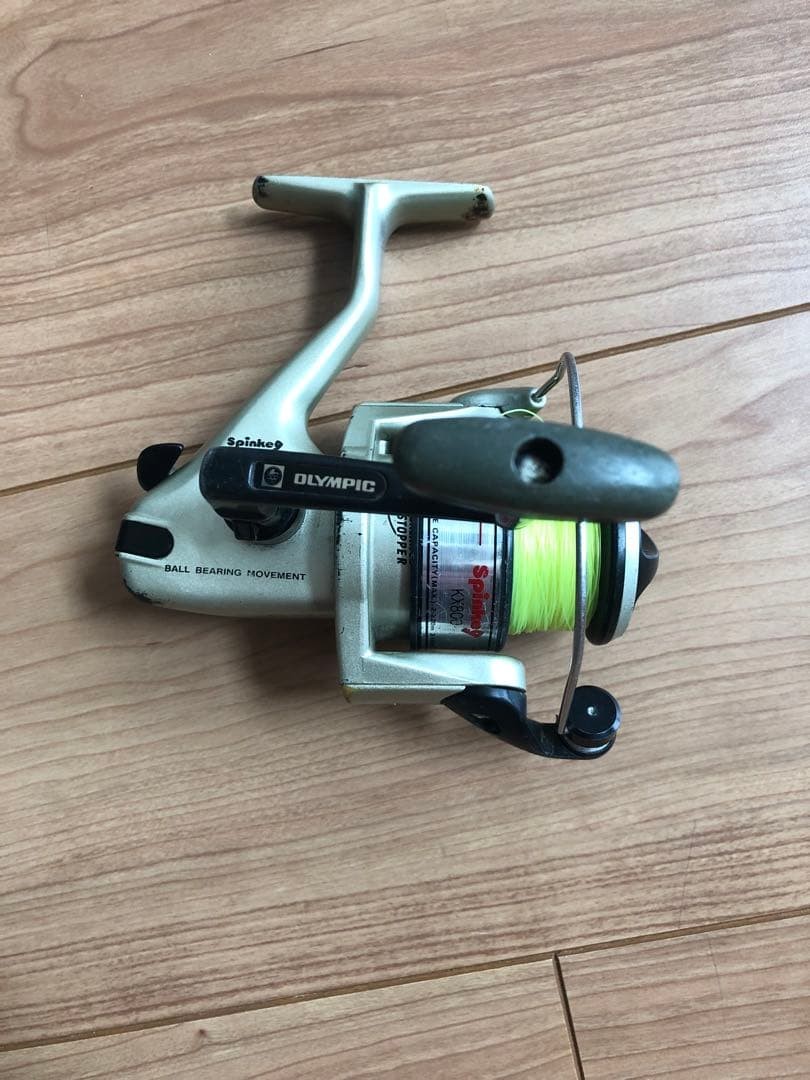 Shimano Spinning Reel Lime Green Line Silver Gray Used