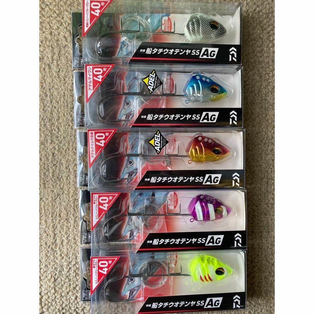 Daiwa Kaiteki Sen Tachiuo Tenya SS AG 40g Set of 5 Fishing Tackle Japan