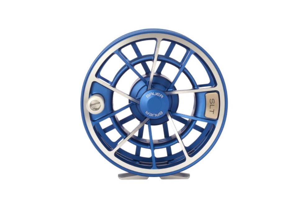 NEW BAUER SLT 11/12+ FLY REEL IN BLUE FOR A 11-12+ WEIGHT FLY ROD – IN STOCK