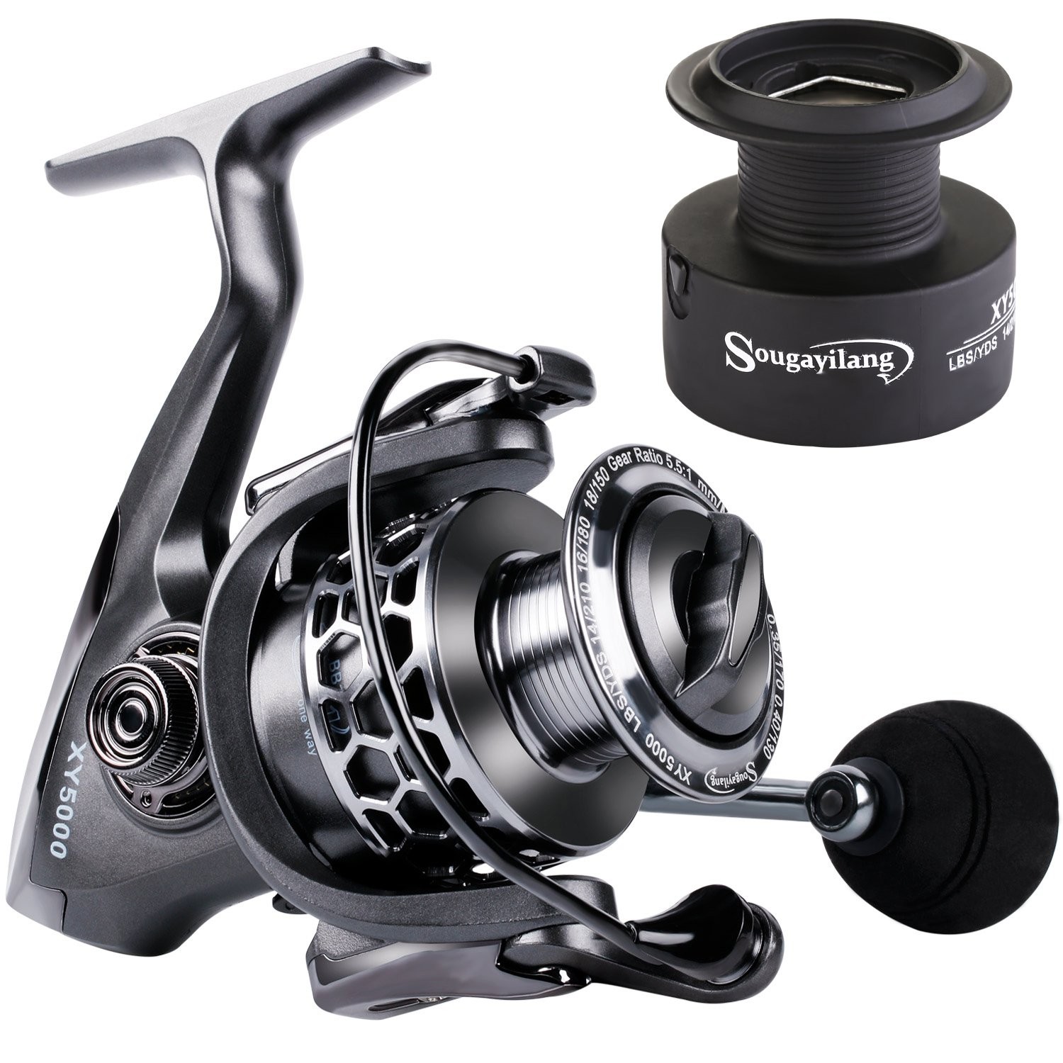 Sougayilang XY3000 Fishing Reel Lightweight Powerful Drag System for All Waters