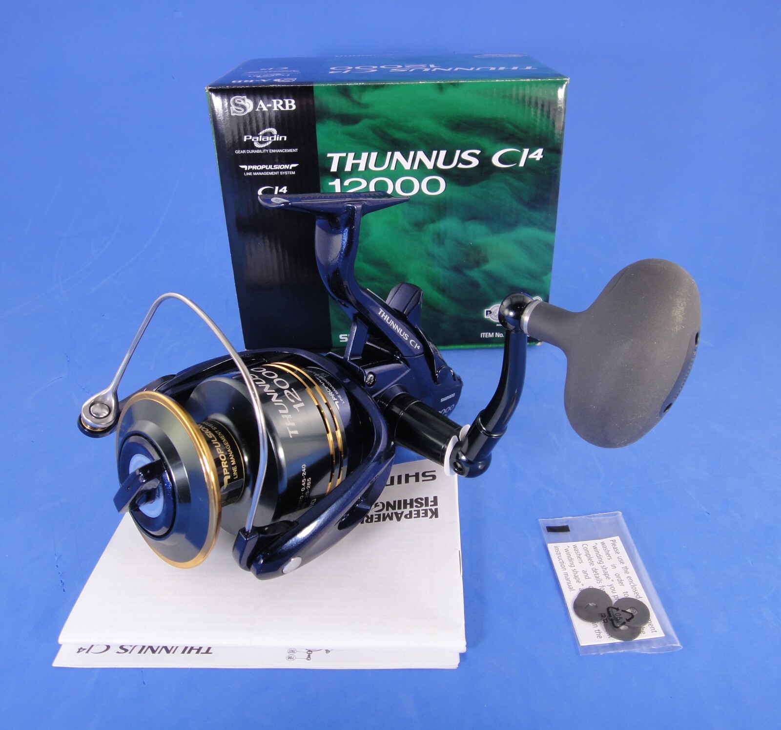 NEW IN BOX SHIMANO THUNNUS TU CI4 12000 SPINNING REEL *U.S SELLER*