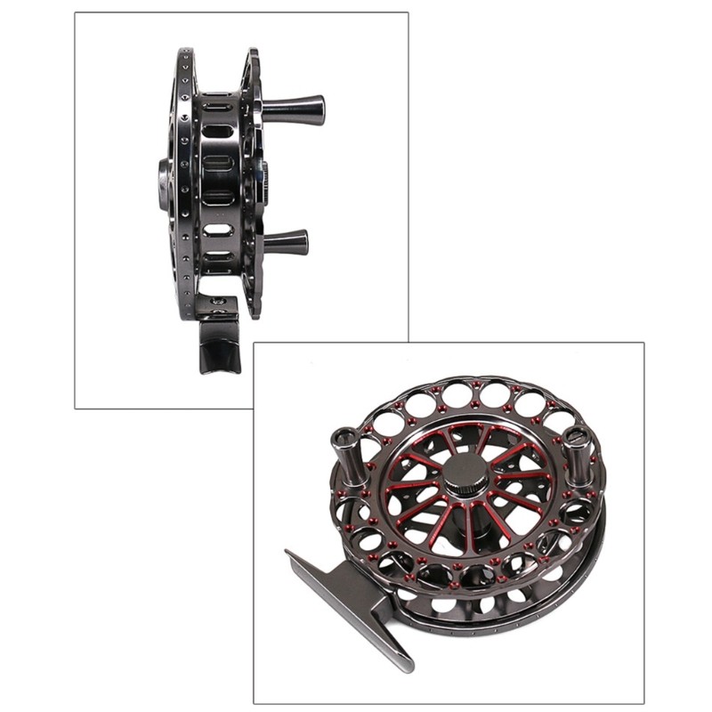 Metal Fishing Reel with Nonslip Handle Adjustable Brake Systems for Baitcasting