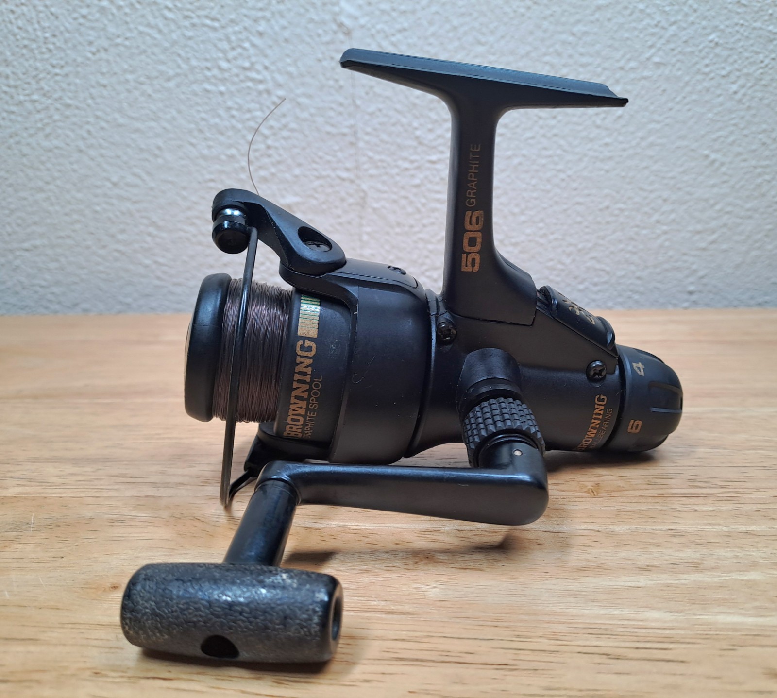 1980s Browning 506 Graphite Ultra-Light Spinning Reel – Boxed with Manual