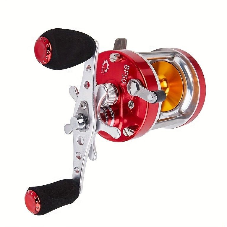 Baitcasting Reel 5.2:1 4.2:1 High Drag Force Left/Right Handle Used
