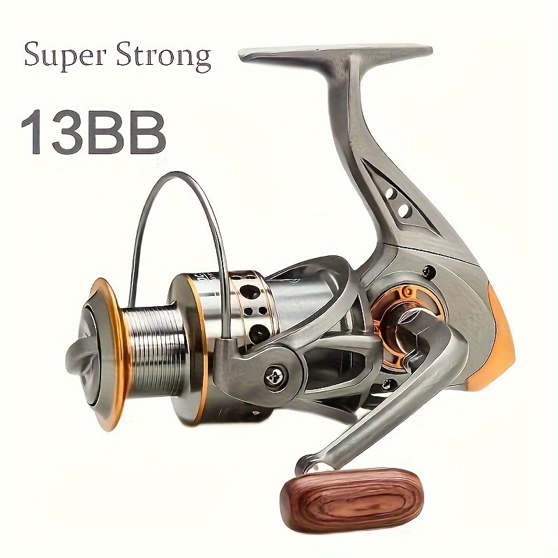 Spinning Fishing Reel 5.2:1 Gear Ratio CNC Metal Spool for Freshwater Saltwater