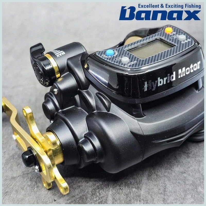 BANAX KAIGEN 7000BM Electric Reel 132lb Power Drag Black / Genuine / Express