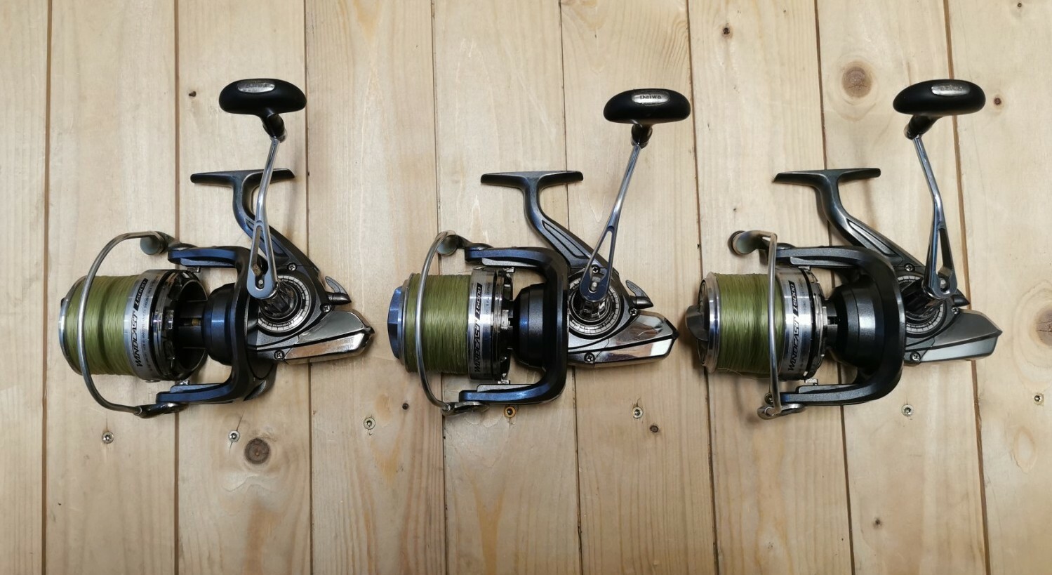 3× Daiwa Windcast Z 5000 Carp Reels Fishing Reels Carp Reels Fishing Tench
