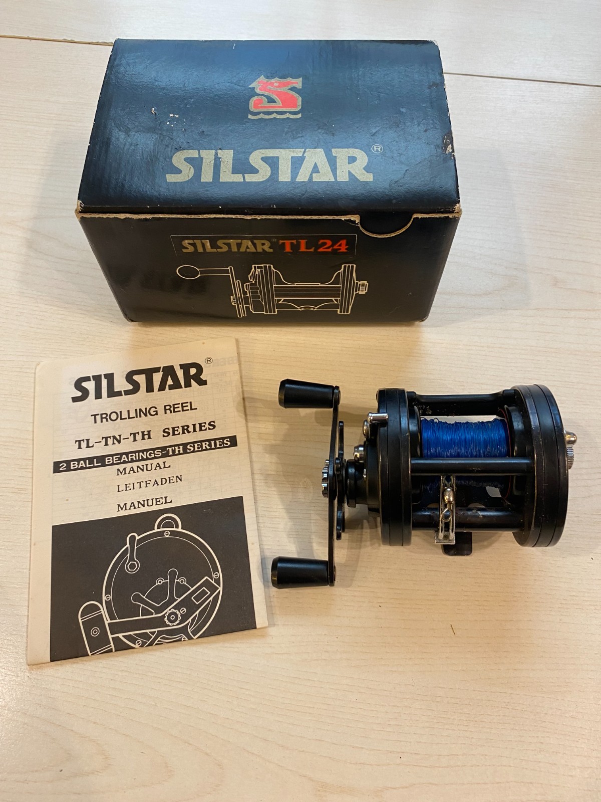 Silstar TL24 Multiplier Fishing Reel Boxed with manual