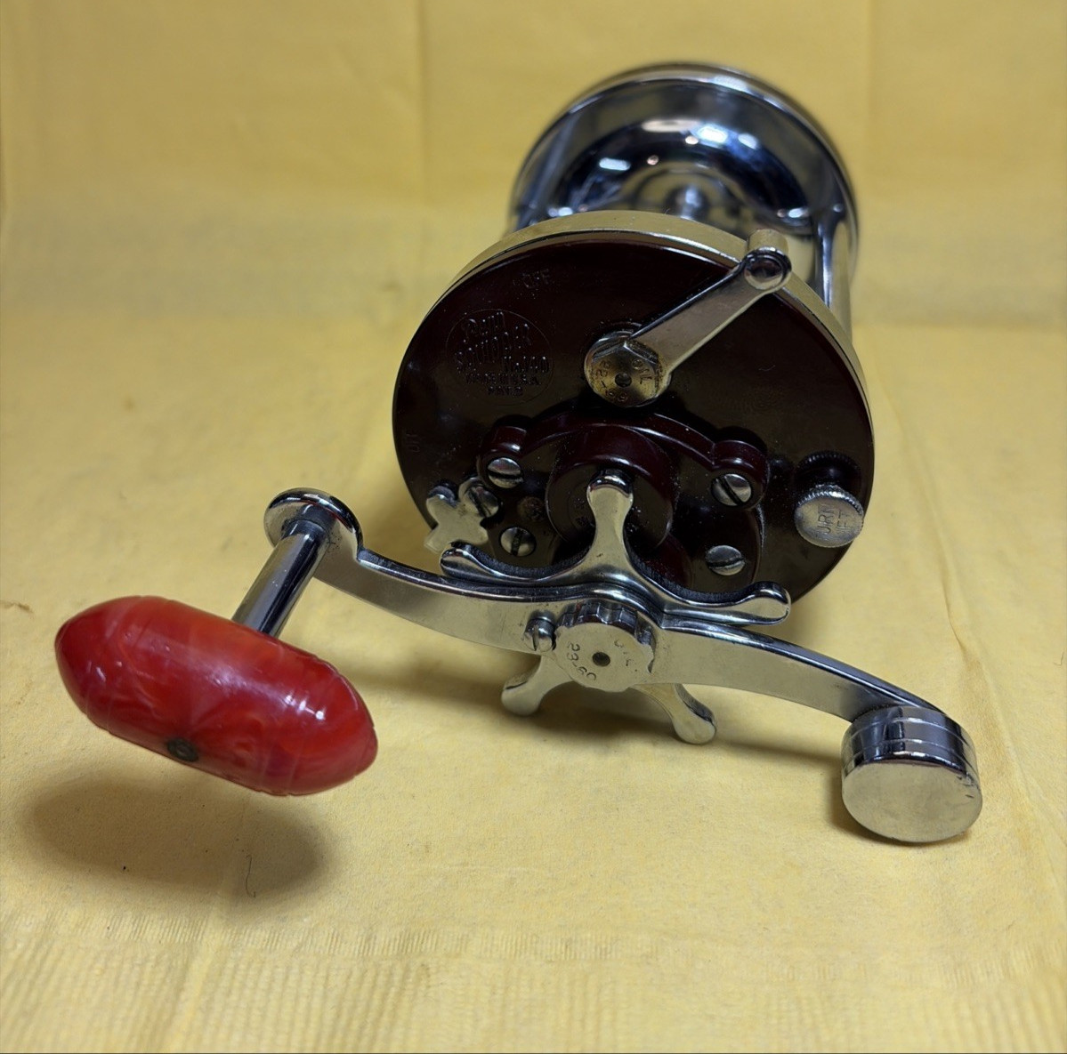 Vintage 1969-1970 Penn 140 Squidder Fishing Reel w/Box Catalog and Wrench Nice!