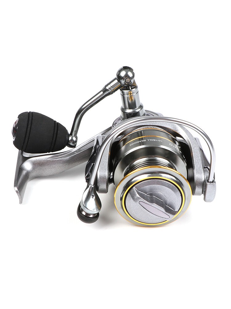 Spinning Fishing Reel 14+1 5.5:1 Gear Ratio Double Spool Baitcasting Reel Tackle