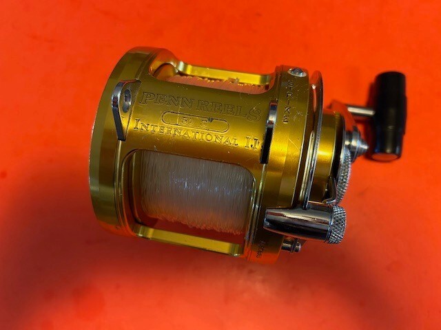 PENN INTERNATIONAL 50S 2-SPEED LEVER DRAG TROLLING FISHING REEL