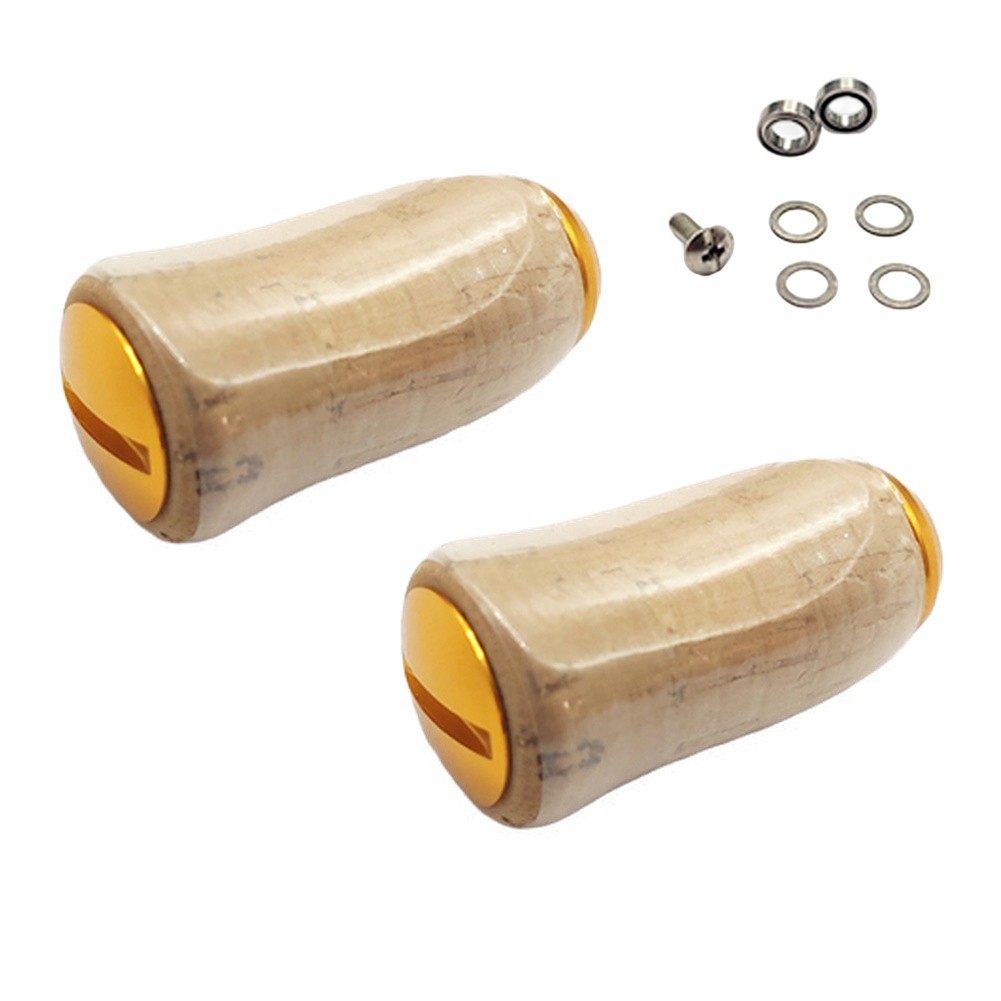 Fishing Reel Knob Cork for For DAIWA For TATULA 3A with Solid Wood and Aluminum