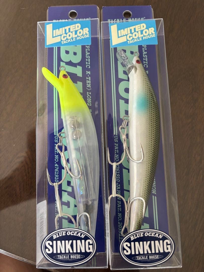 TACKLE HOUSE Blue Ocean BKS140 35g Yellow Silver 2pc Set