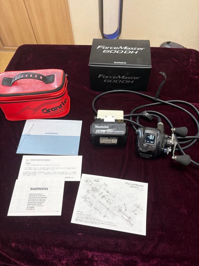 SHIMANO ForceMaster 600DH electrIC reel body