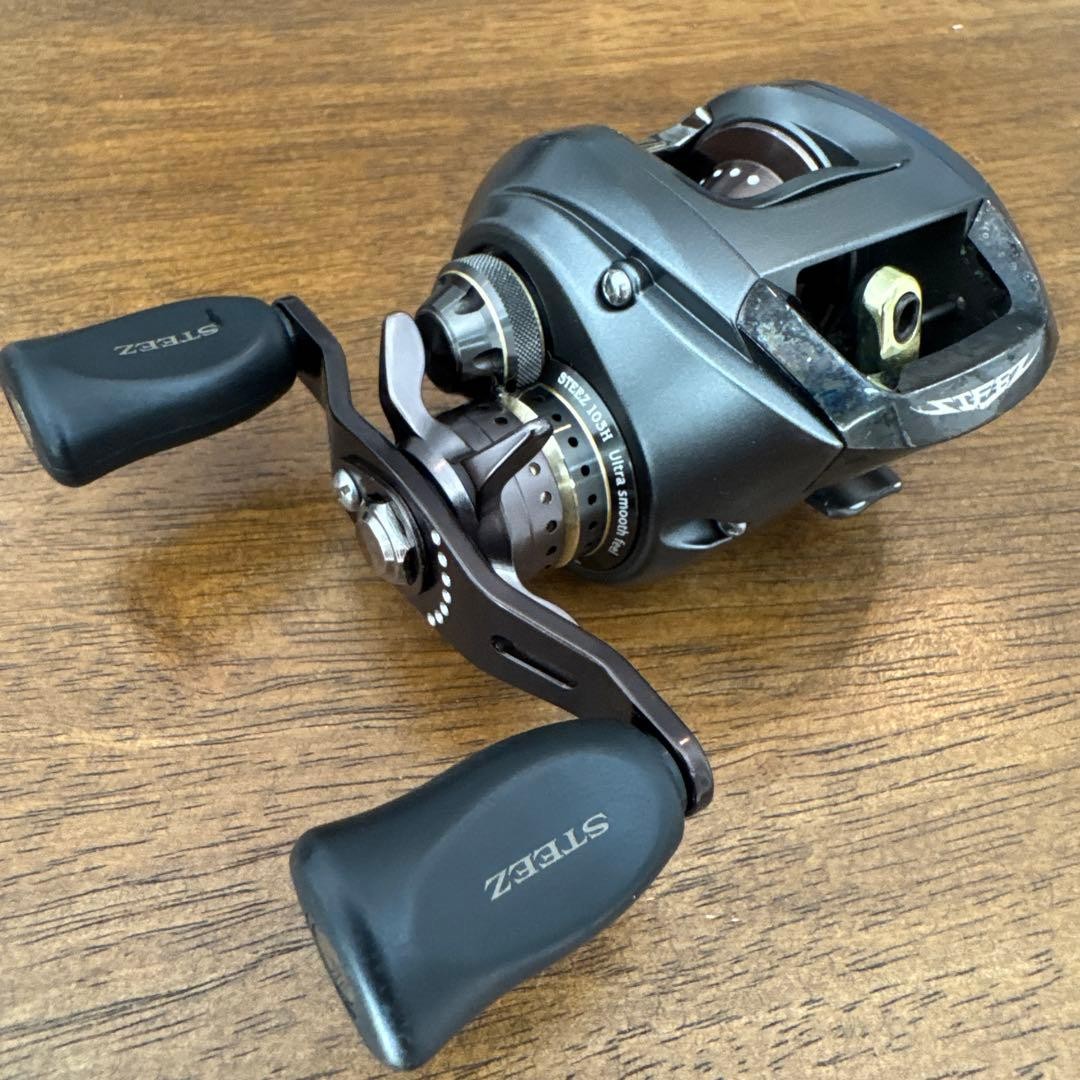 DAIWA Baitcast Reel STEEZ 103H RH Right 6.3:1 Star Drag Freshwater Fishing