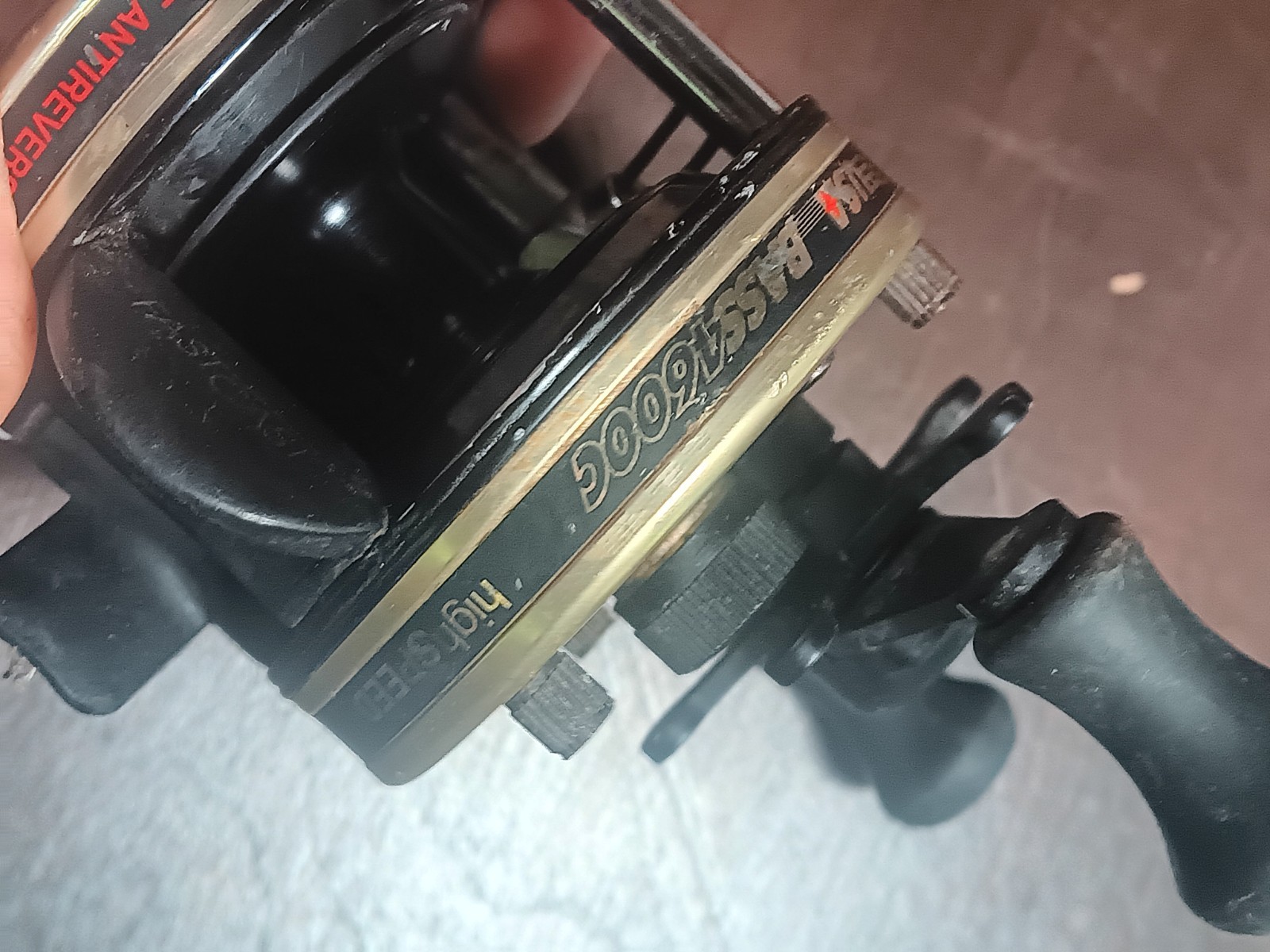 Abu Garcia Ambassadeur Bass 4600C Fishing Reel Sweden Gold