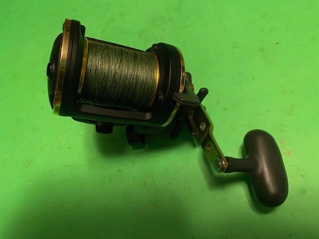 DAIWA SEALINE SPEED SHAFT X 30 SHA CONVENTIONAL CASTING FISHING REEL WITH BRAID