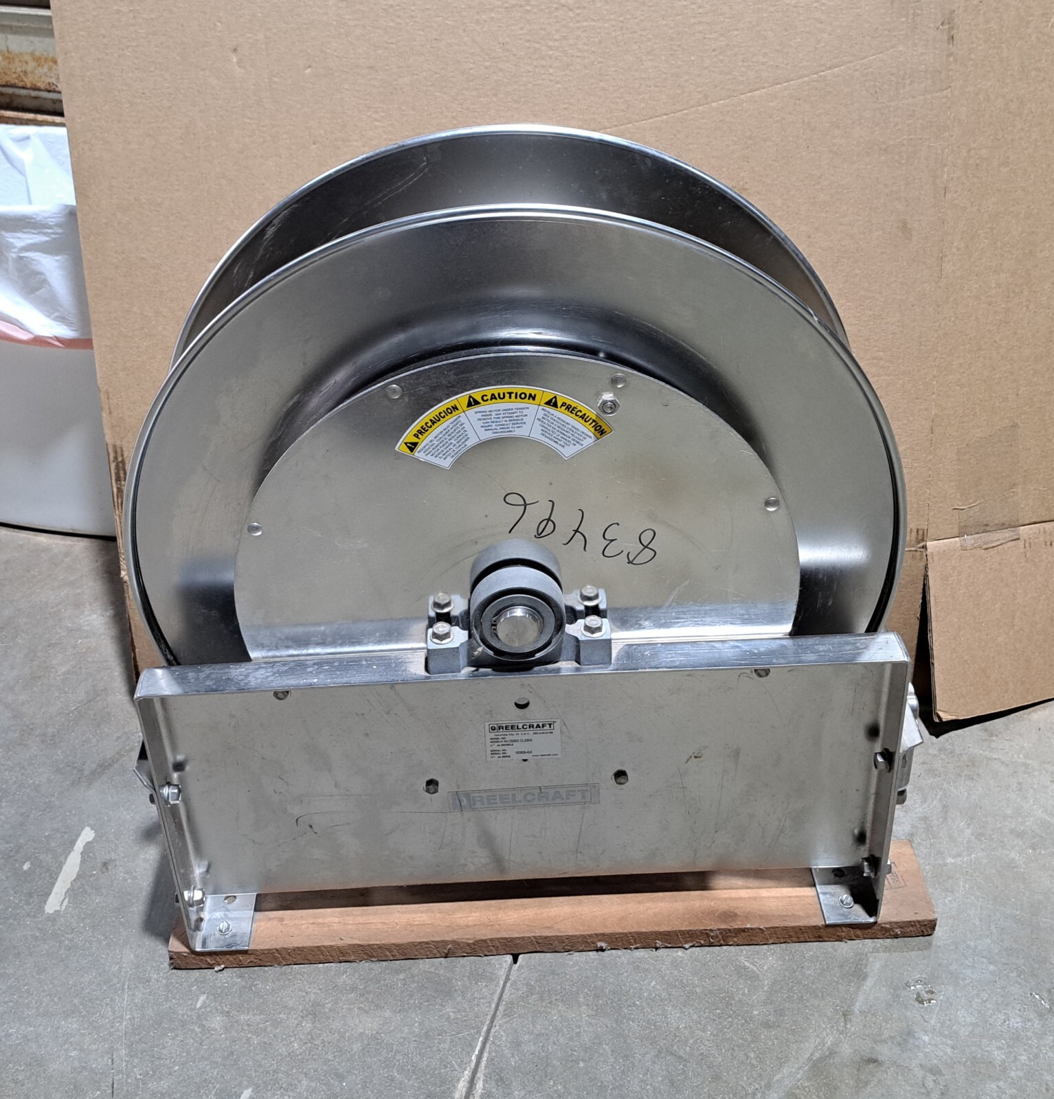 Reel Craft D9300 OLSBW Stainless Steel Hose Reel ( food grade )
