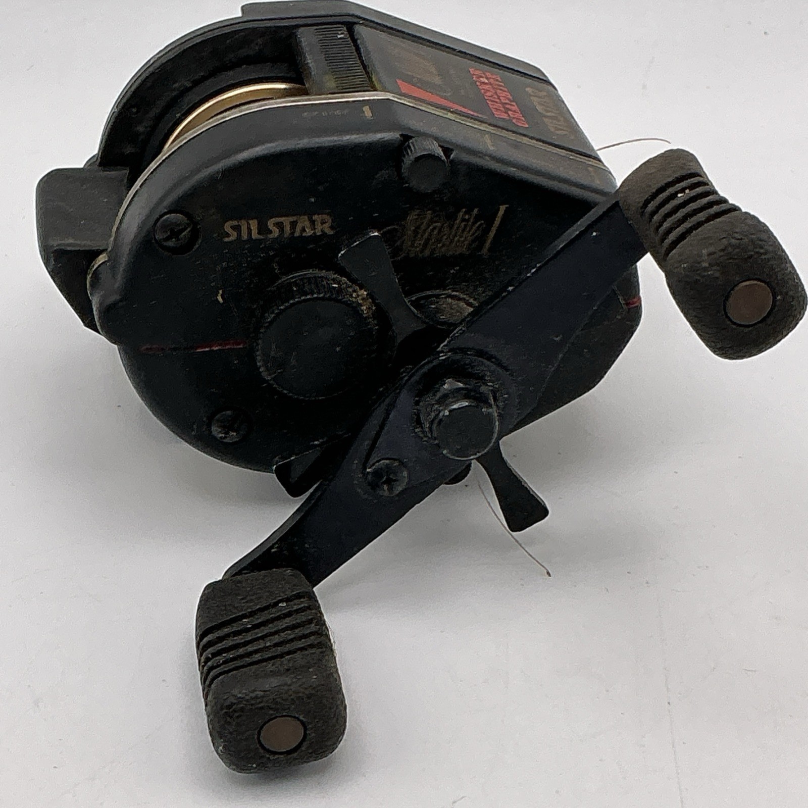 Vintage Silstar Starlite I Whisker Graphite Baitcast Reel Black Bass 5.0:1