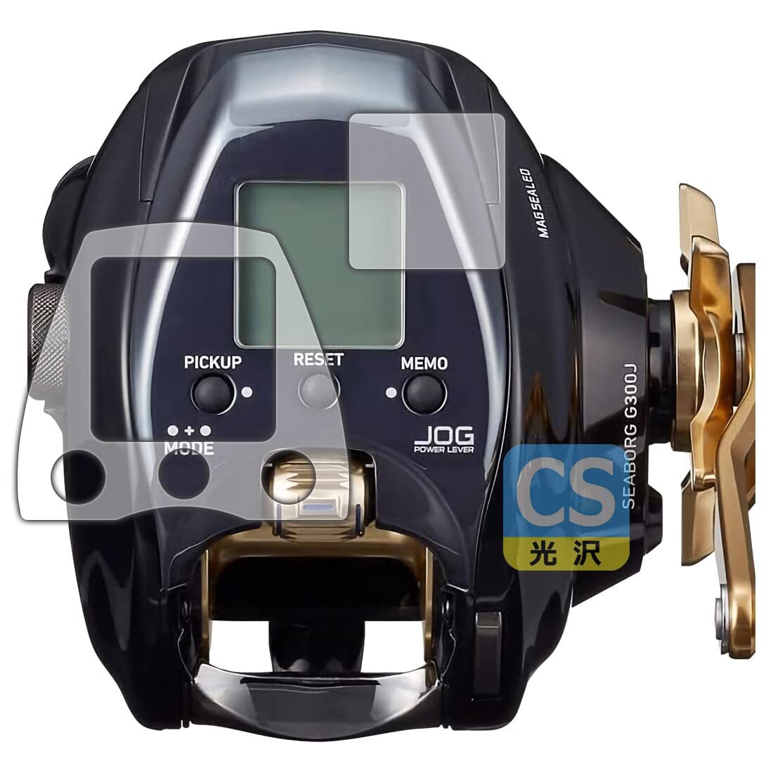 DAIWA 21 Electric Reel Seaborg G300J/JL Compatible Crystal Shield Film
