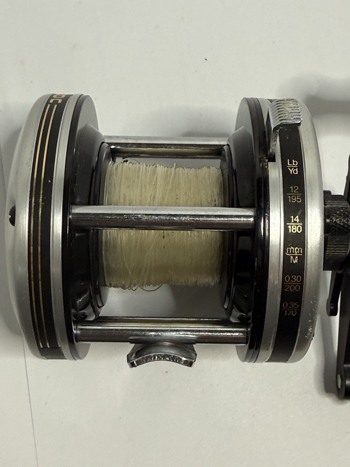 Vintage Abu Garcia Ambassadeur 5500C Silver Casting Reel RH Retrieve