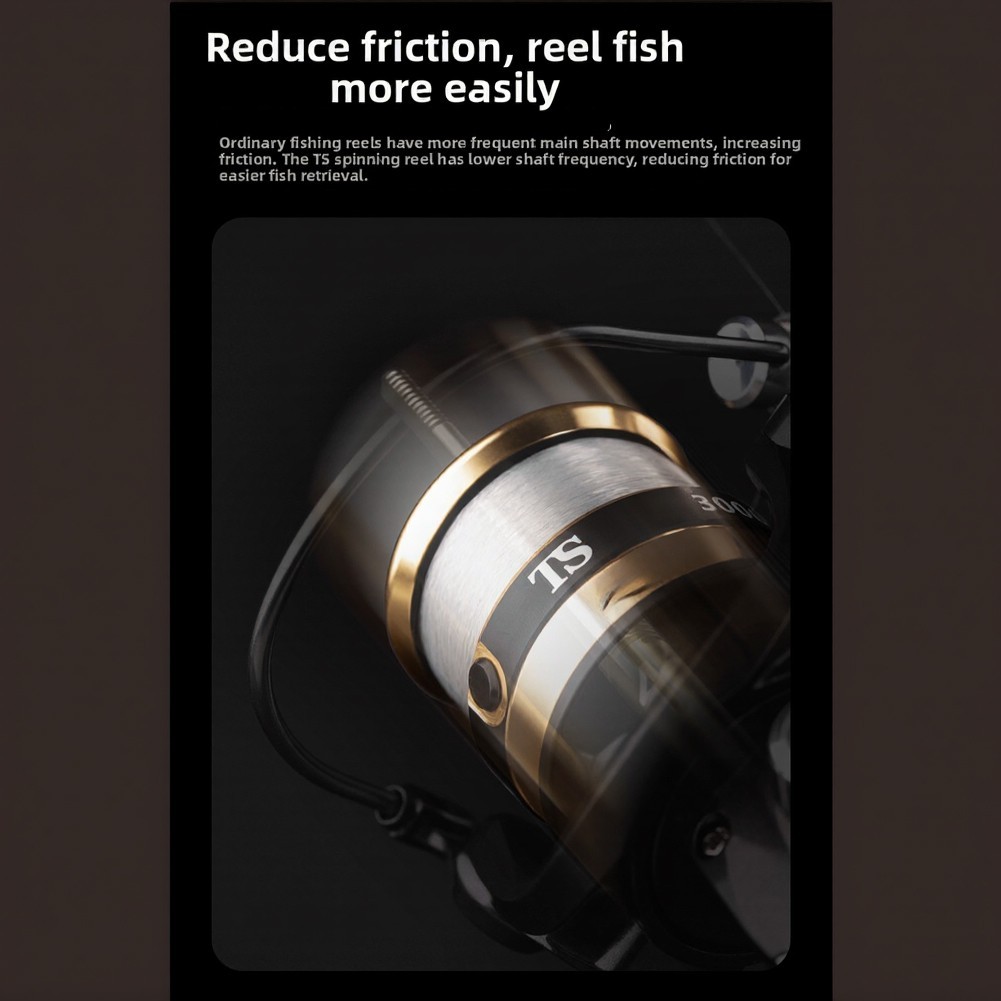 Fishing Reel for TS Models with Tight Line Packing and Extended Trip Support