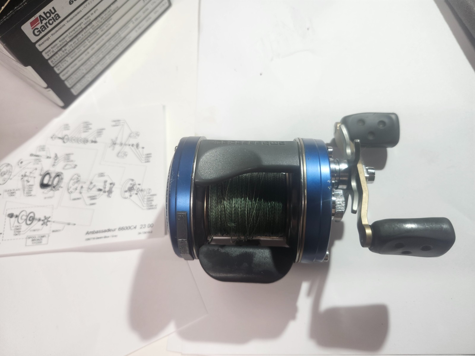 Abu Garcia Ambassadeur 6600C4 Thumb Bar and Box