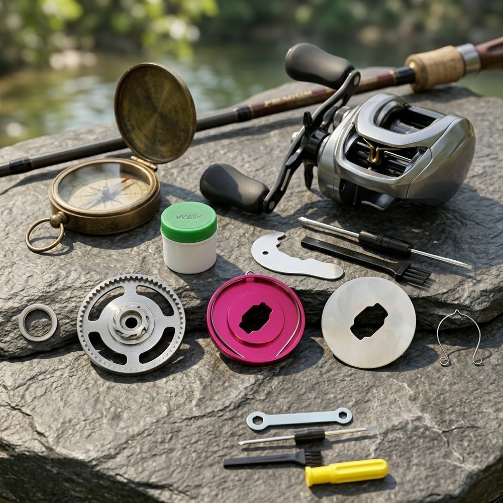 For Takuma P1 Baitcasting Reel for service Kit with Sound Spring and Plate