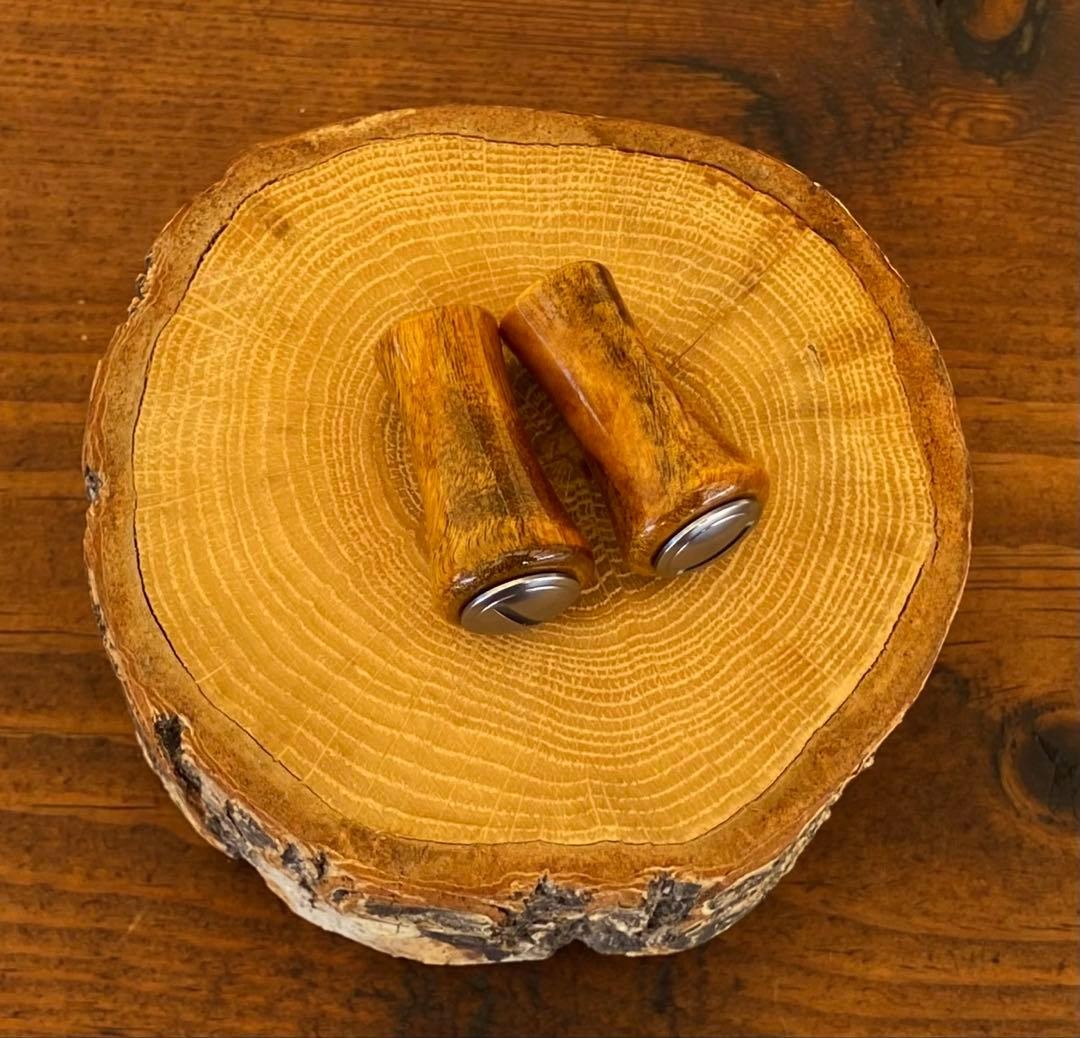 Poor Condition Wood Knob Handle Knob Golden Camphor Root Guetal Daiwa S For A