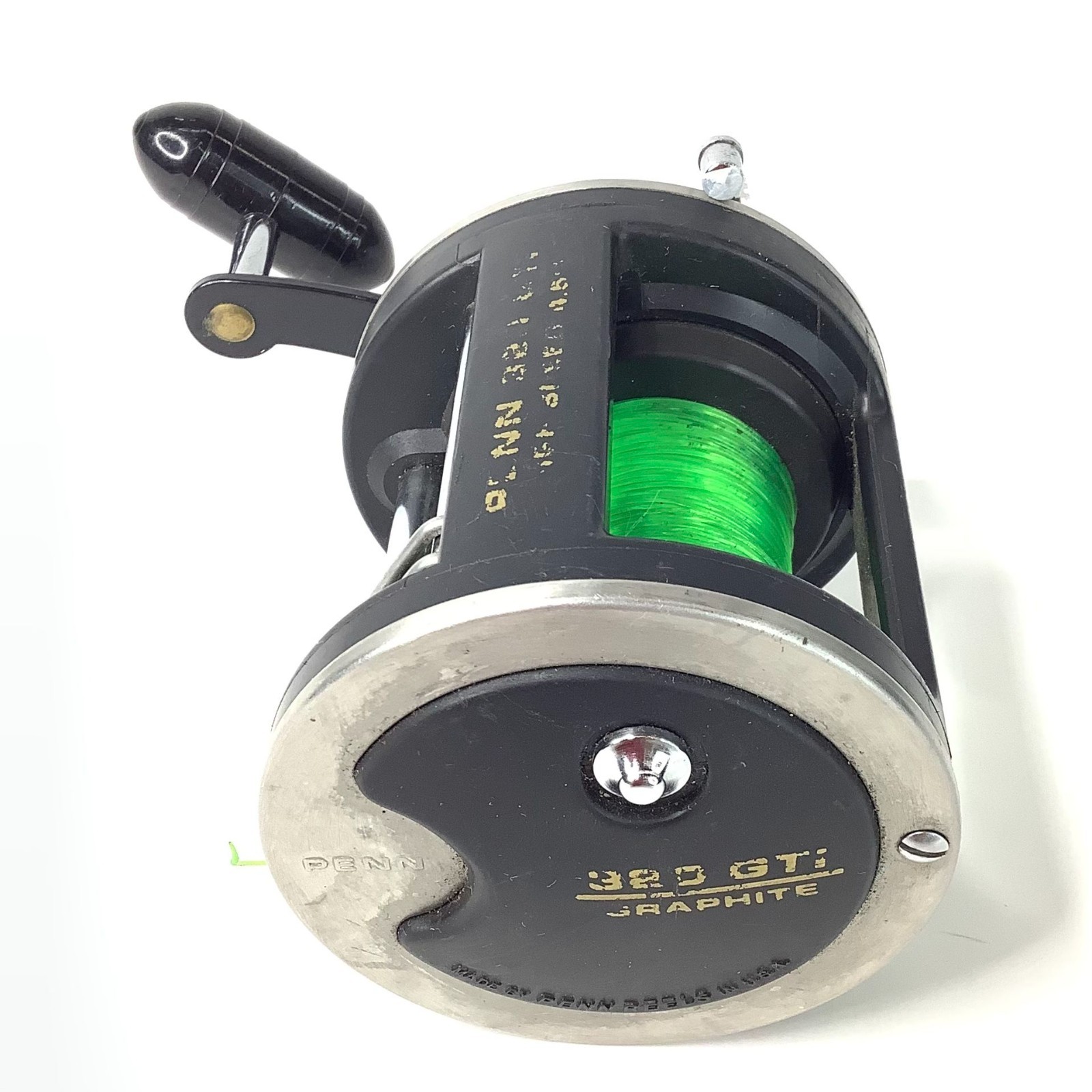 PENN 320GT, LEVEL WIND, HIGH SPEED, Graphite Reel