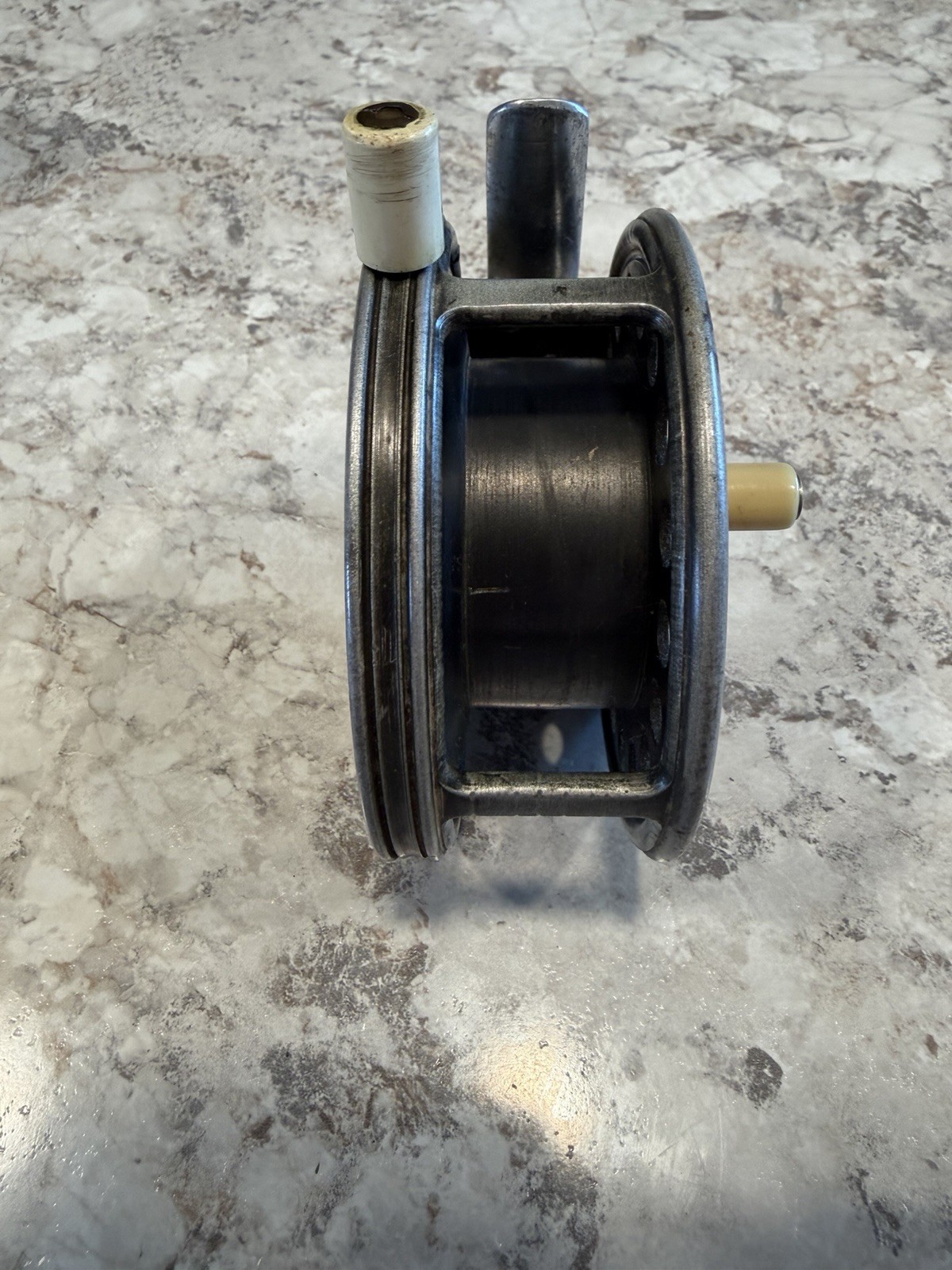 Hardy The Silex no2 Salmon Fly Fishing Reel. Initialled AHW. 3 3/4. Pre War