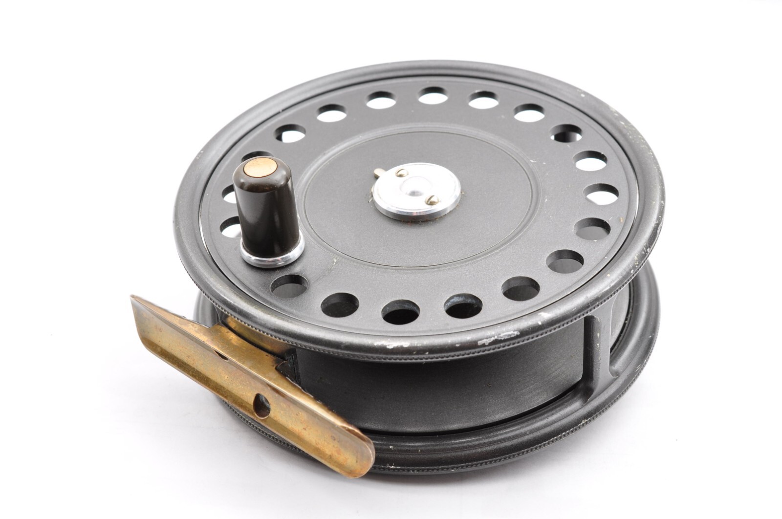 Hardy Bros. LTD „The St Jhon“ 3-7/8 Gray Box Bag Used Fly Reel Fishing Japan