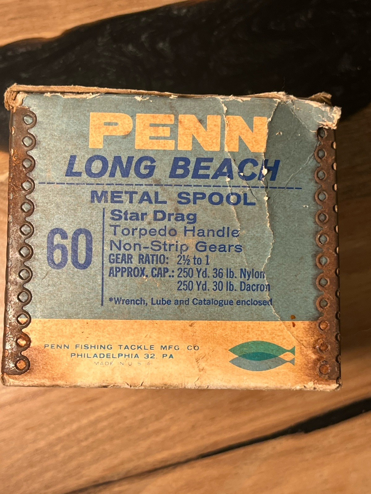 Penn Reels Senator 4/0 Vintage Fishing Reel W/ Box & Accessories (See Desc)