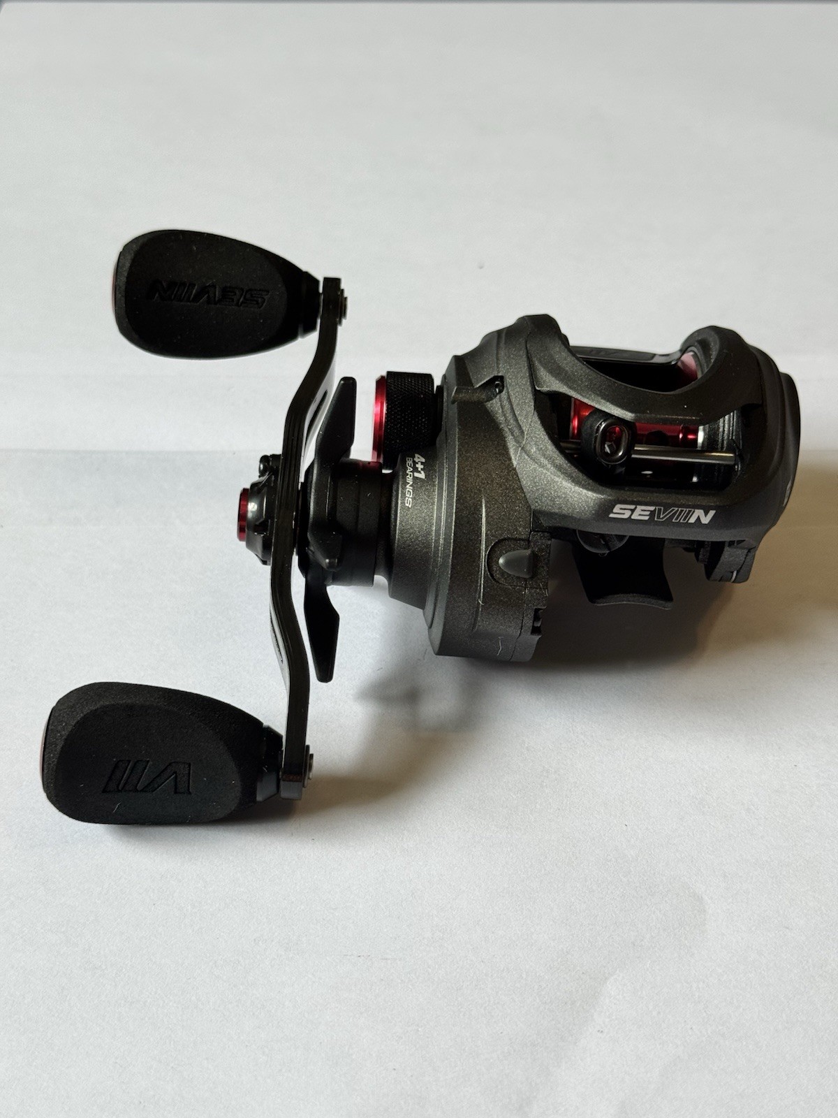 Seviin GF Series Baitcasting Reel RH 8.1:1 GFC181R 4 + 1 Bearings 15lb Max Drag