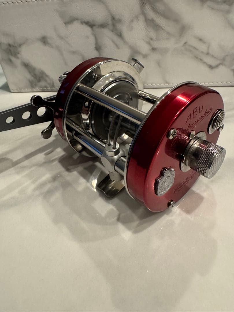 ABU Garcia 6500CS Pro Rock Burgundy Baitcasting Reel Red