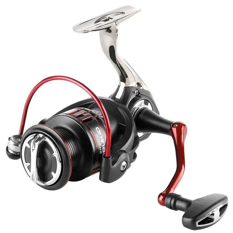 Fishing Reel Metal Foot 5+1BB Spinning Spool Max drag 15kg Outdoor Lure Throwing