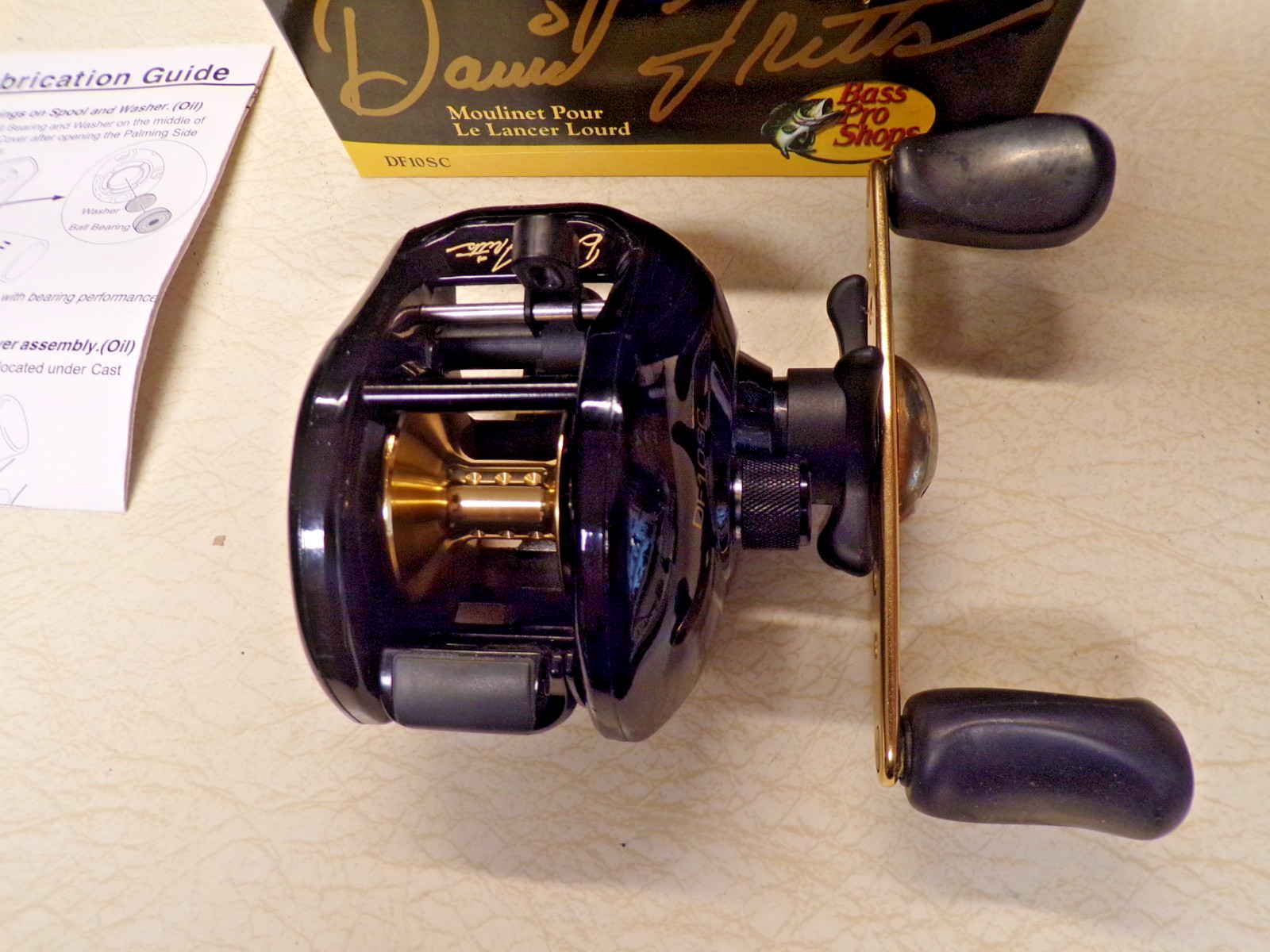 NEW BASS PRO SHOPS FISHING REEL – DAVIS FRITZ – 4 BALL B. – 5:2:1 GEAR R. – NEW