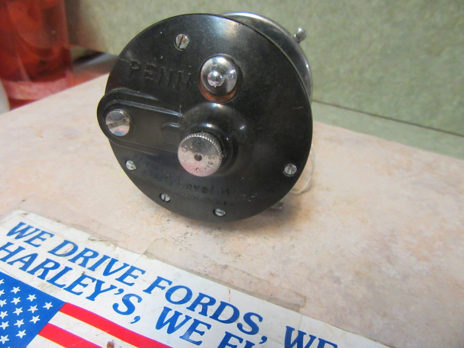 2292 Penn 9 Levelwind Sm. Game Bottom & Trolling Reel FOR PARTS