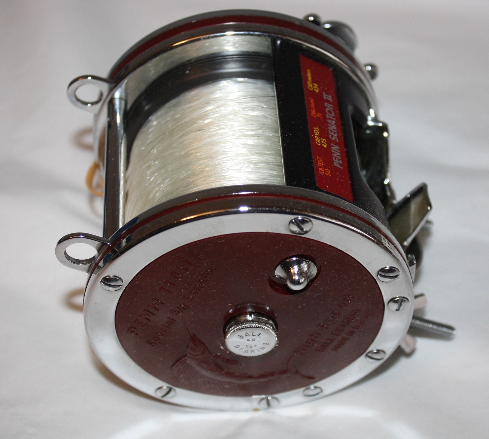 Penn 114 HL 6/0 Senator II Conventional Ocean Reel w/ Box USED ONE TIME MUST SEE