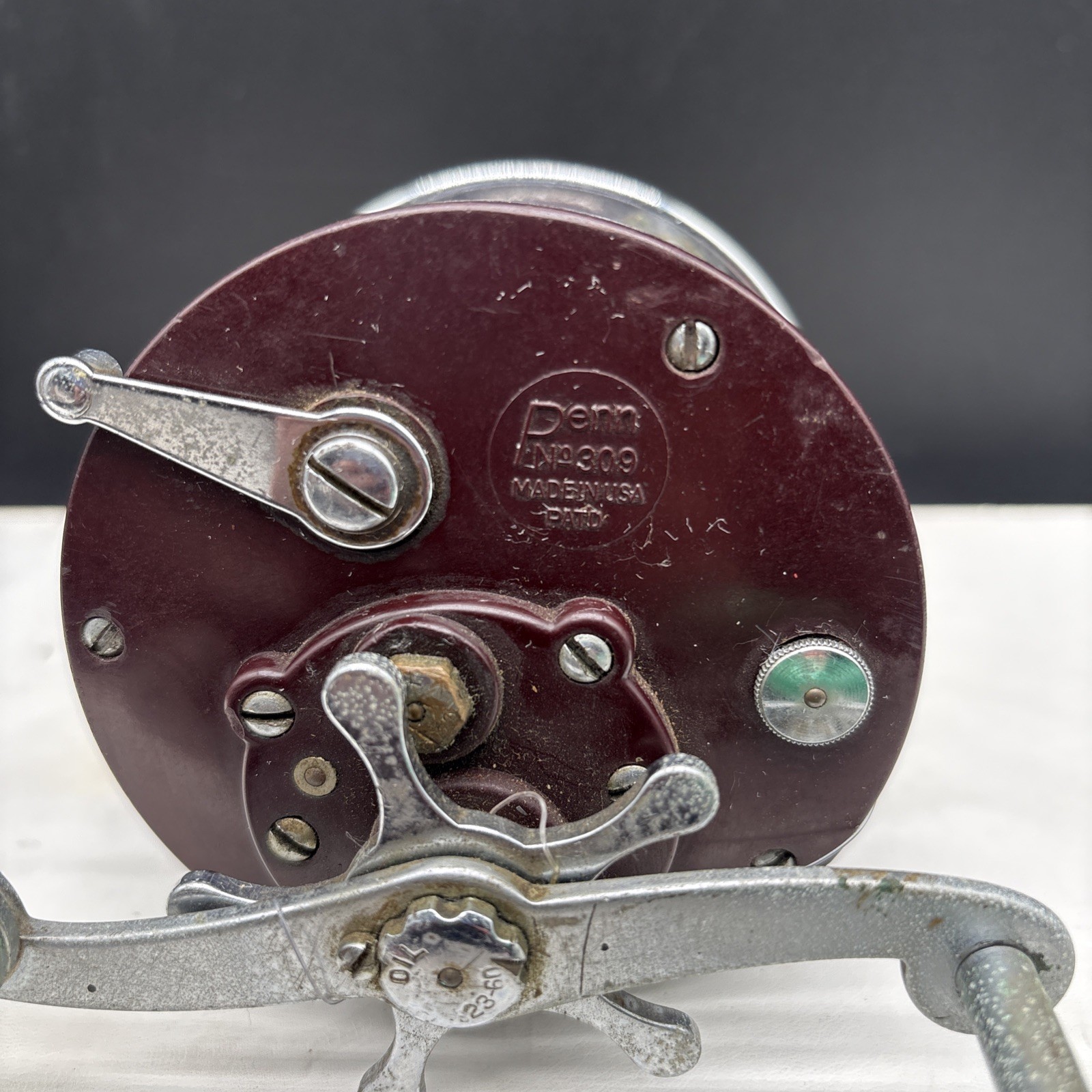 Vintage Penn Peer No. 309 Level Wind RH Deep Sea Salt Water Troll Reel USA NICE!