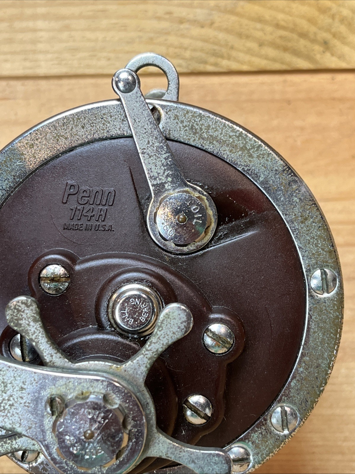 Penn 114H Special Senator 6/0 High Speed Ball Bearing Fishing Reel USA Vintage