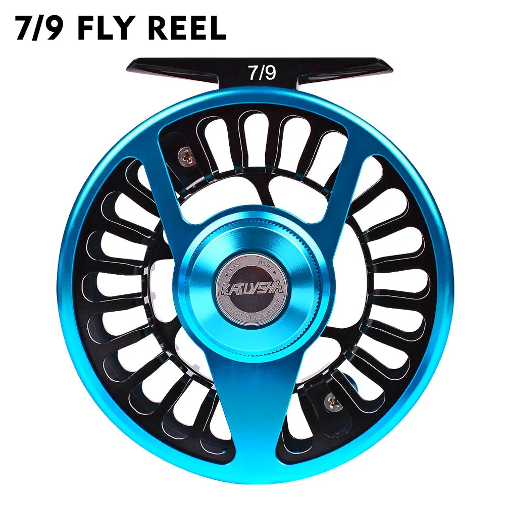 Aluminum Fly Fishing Reel CNC Machine Right & Left Handle Fly Reel 5/7 7/9 9/10