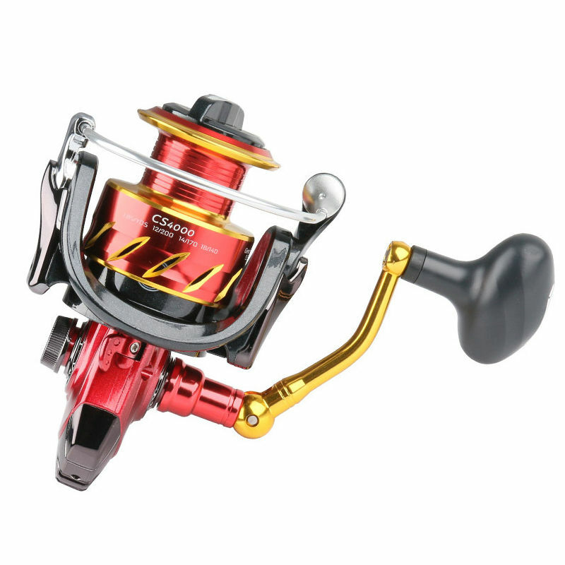 All Mode Smooth Spinning Fishing Reel Light Metal CNC Spool 1000-12000 5+1BB