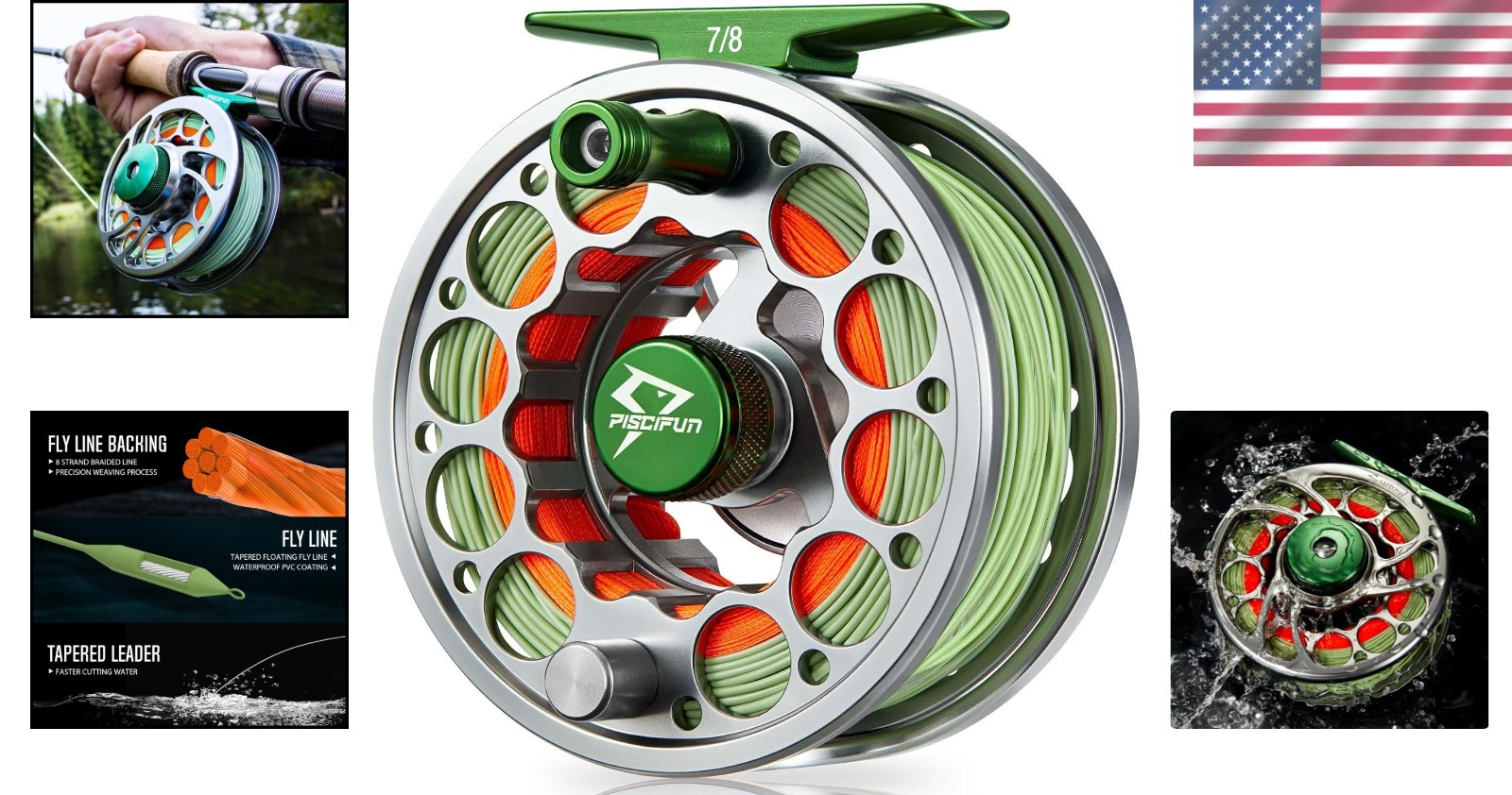 High-Strength CNC Aluminum Fly Fishing Reel