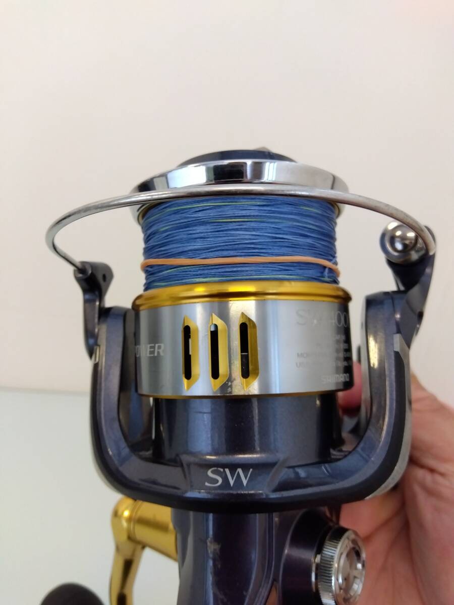 Shimano 15 TWIN POWER SW 14000XG Left Right 6.2:1 Spinning Fishing Reel #0002